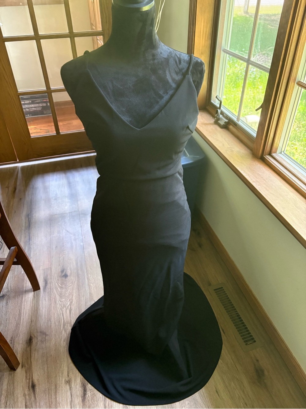 Lulu’s Classic Black Slip Maxi Dress - Elegant Evening Dress